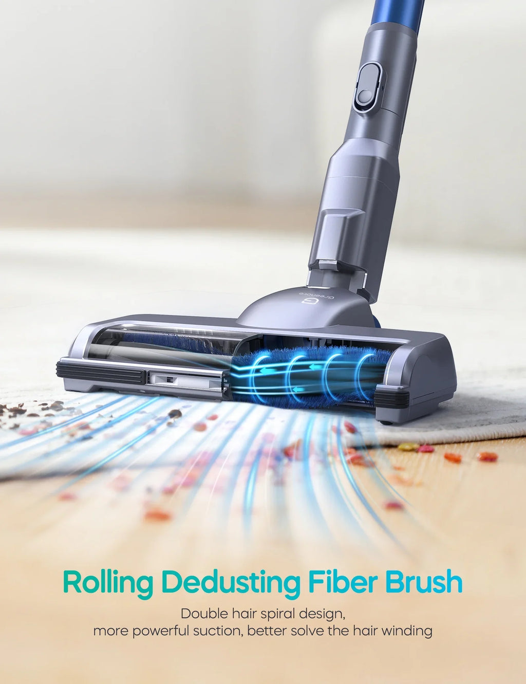 Powerful Suction, 1 Vacuum Lightweight in Runtime, 6 for Battery, with Floor/Carpet/Pet/Hair Cleaner, Long 35min 23000Pa Cordless Handheld Detachable Home/Car/Hard Vacuum