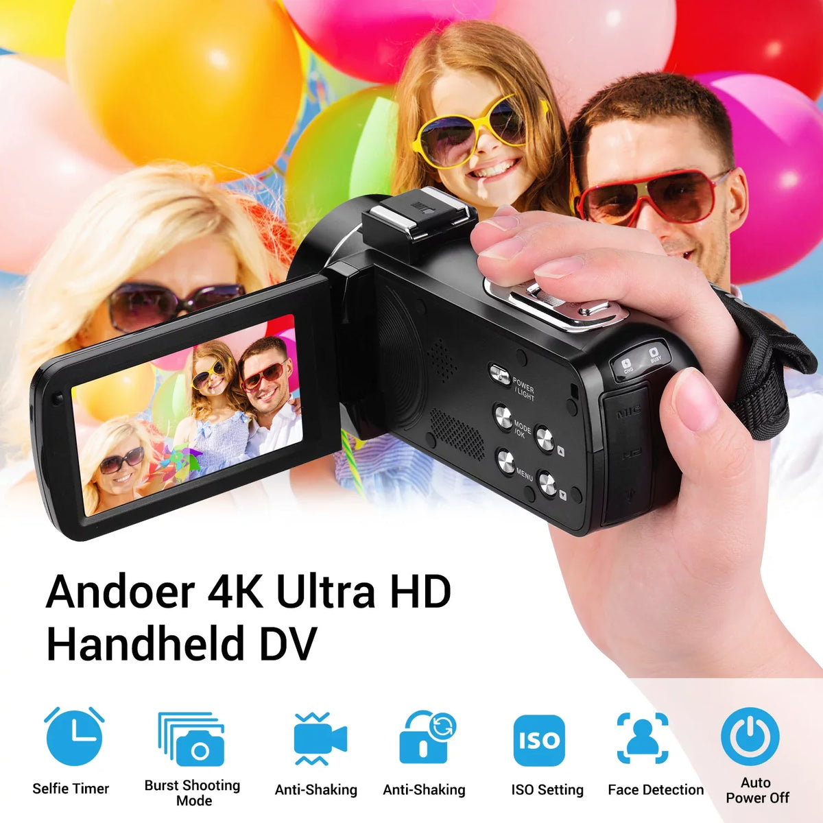 IPS 18X Video Video Wide Burst Lens 0.45X Camera,Handheld QISUO DV Burst Inch inch Camera Mount Monitor Function Andoer Lens 3.0 Mount inch ro Sh DV Inch 3.0 Professional 3.0 Mount 3.0 IPS IPS ERYUE