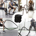 Power Strength Workout Training Conditioning Rope Battle Length Gym Combat Fitness 50Ft Ropes Exercise Undulation