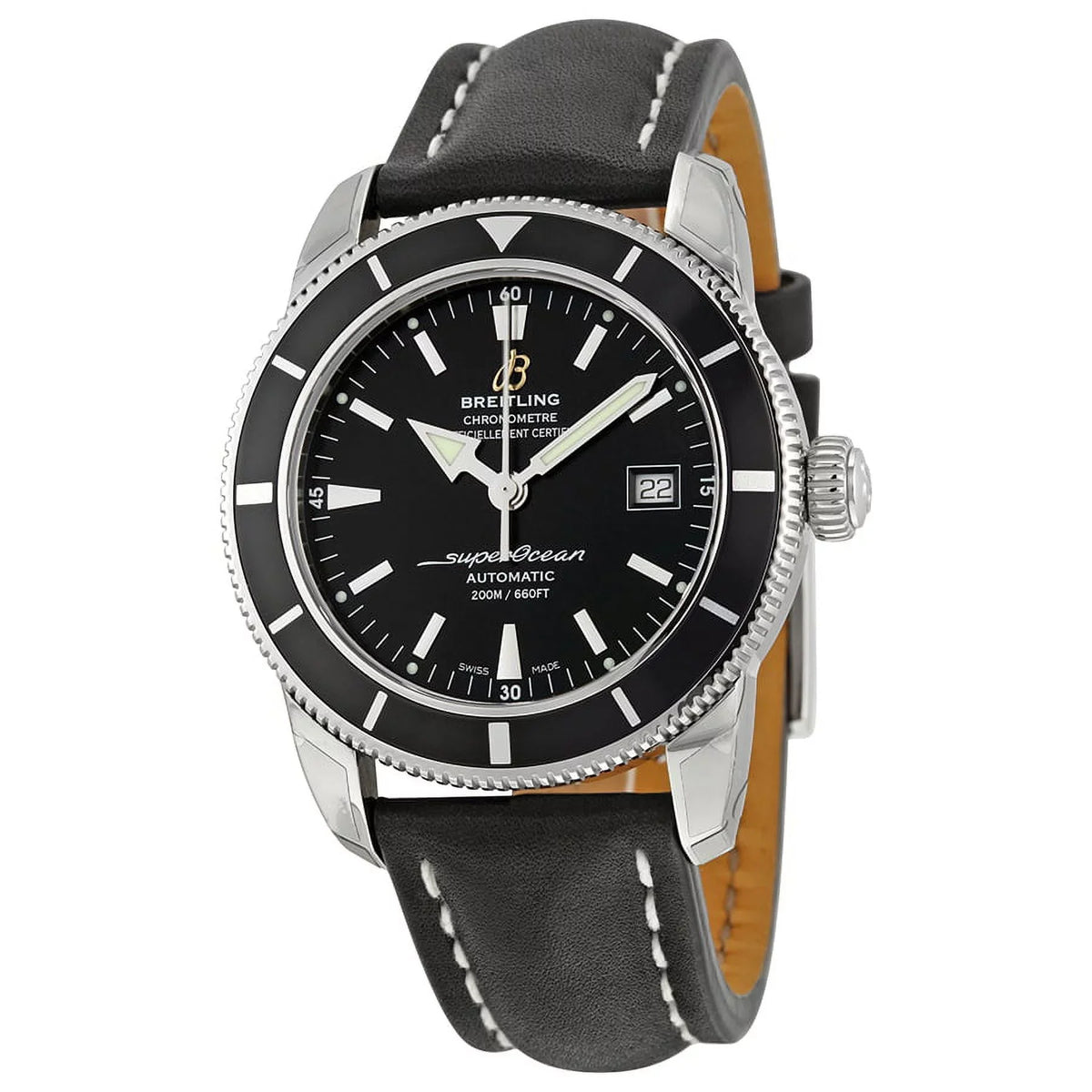 Mens Superocean Watch A1732124-BA61BKLT Breitling Automatic 42