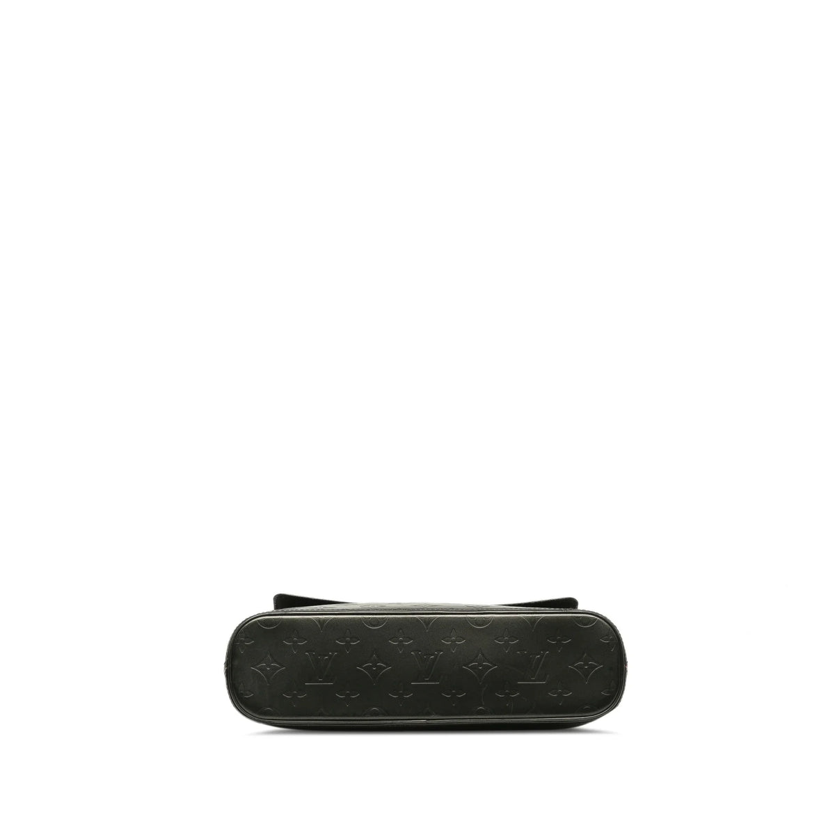 Leather Calf Shoulder (Good) Vuitton Bag Authenticated Monogram Gray Alston Pre-Owned Mat Louis Unisex