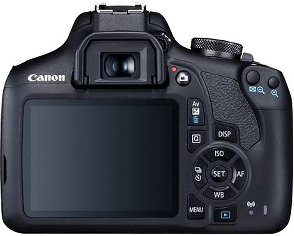 18-55mm with DSLR Zoom Lens 20pc f/3.5-5.6 EOS Tripod, 128GB Card, Canon 2000D Bundle More Camera and + Flash,