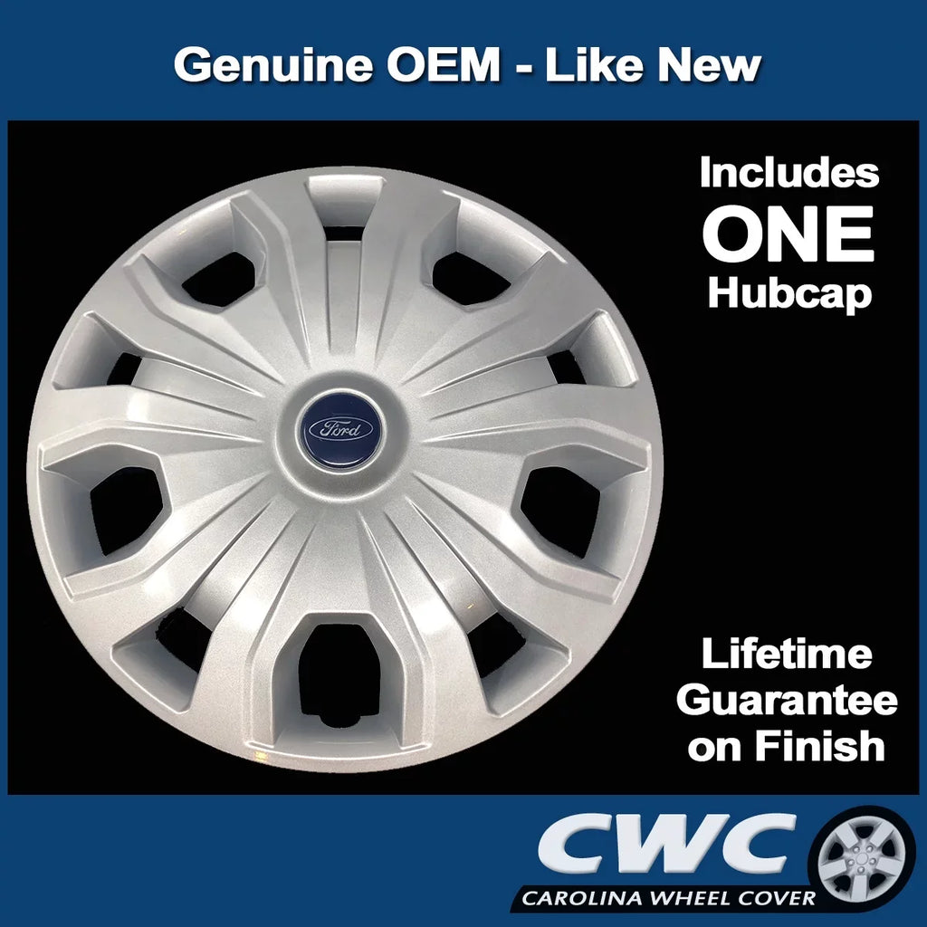 New Single 16in Genuine OEM Professionally - Refinished Cover Replacement - Ford Hubcap Connect Fits Like 2019-2022 Wheel Transit