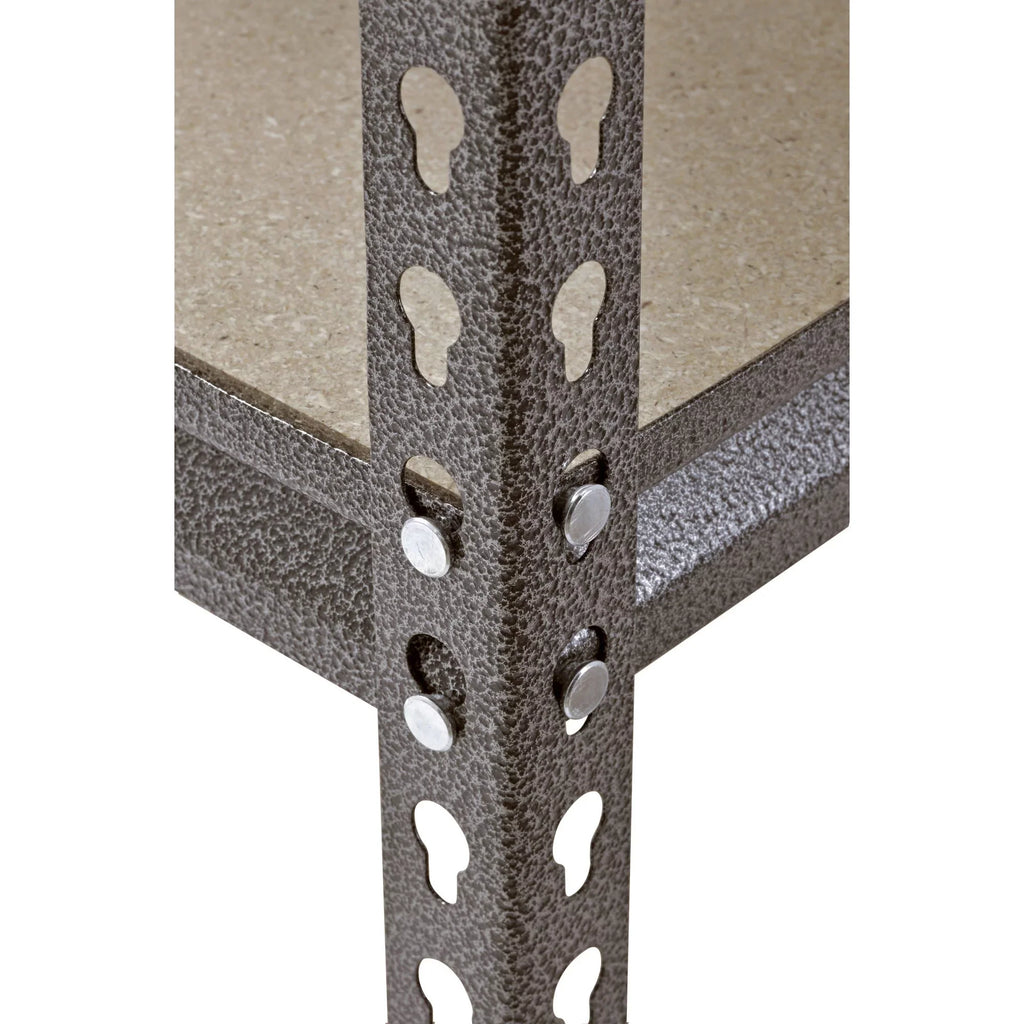 Rack 5-Shelf Shelves, per x 60"H Shelf; Capacity Muscle Silver 500 30"W x lbs. Freestanding 12"D Steel