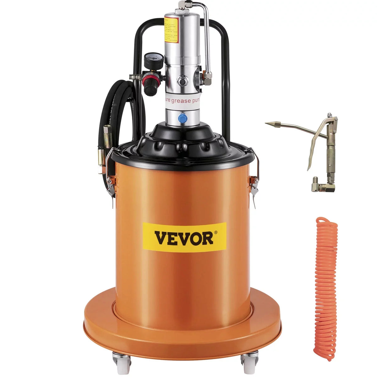 VEVOR Gallon Filler High Air Pump Pressure Compressed Pneumatic Injector 5 Grease