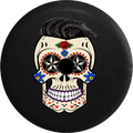 for Sugar Skull 2019 Tire Backup RV Inch Spare 2018 with 32 Jeep Wrangler Cover Camera JL Hair Tattoo