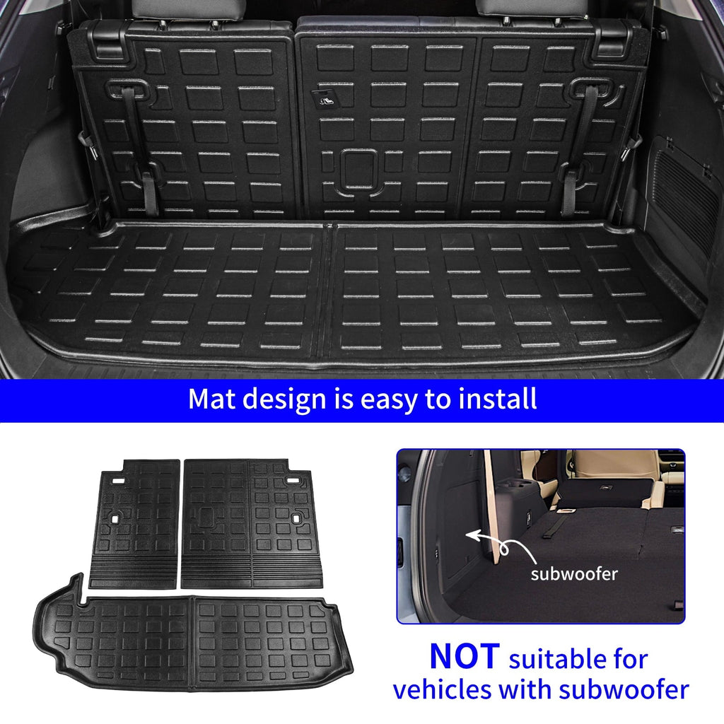 Toyota Fit 2023 Seats 7 Accessories Mat Highlander Liner Trunk Highlander Cargo Trunk 2020-2024 Liner