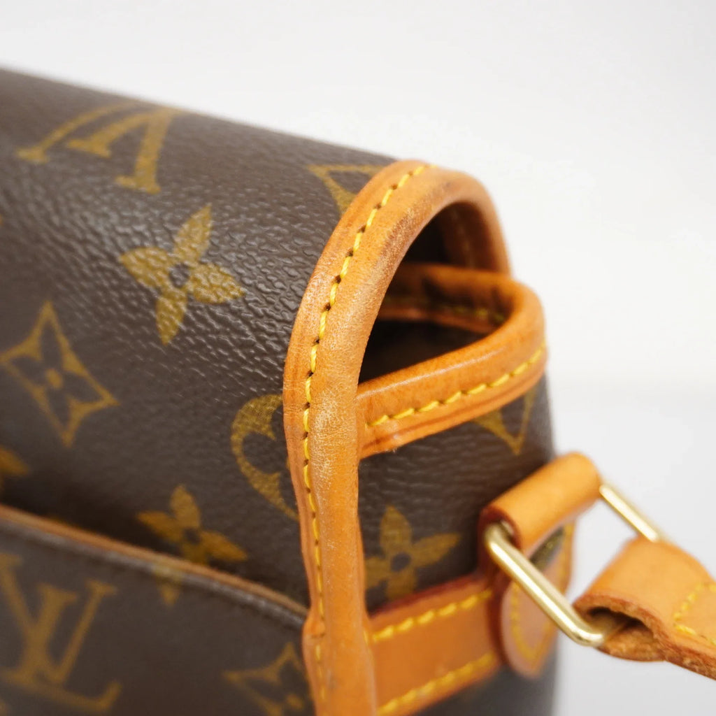 Vuitton Auth Women's Monogram Shoulder Pre-Owned Louis Sologne Bag M42250 (Fair)