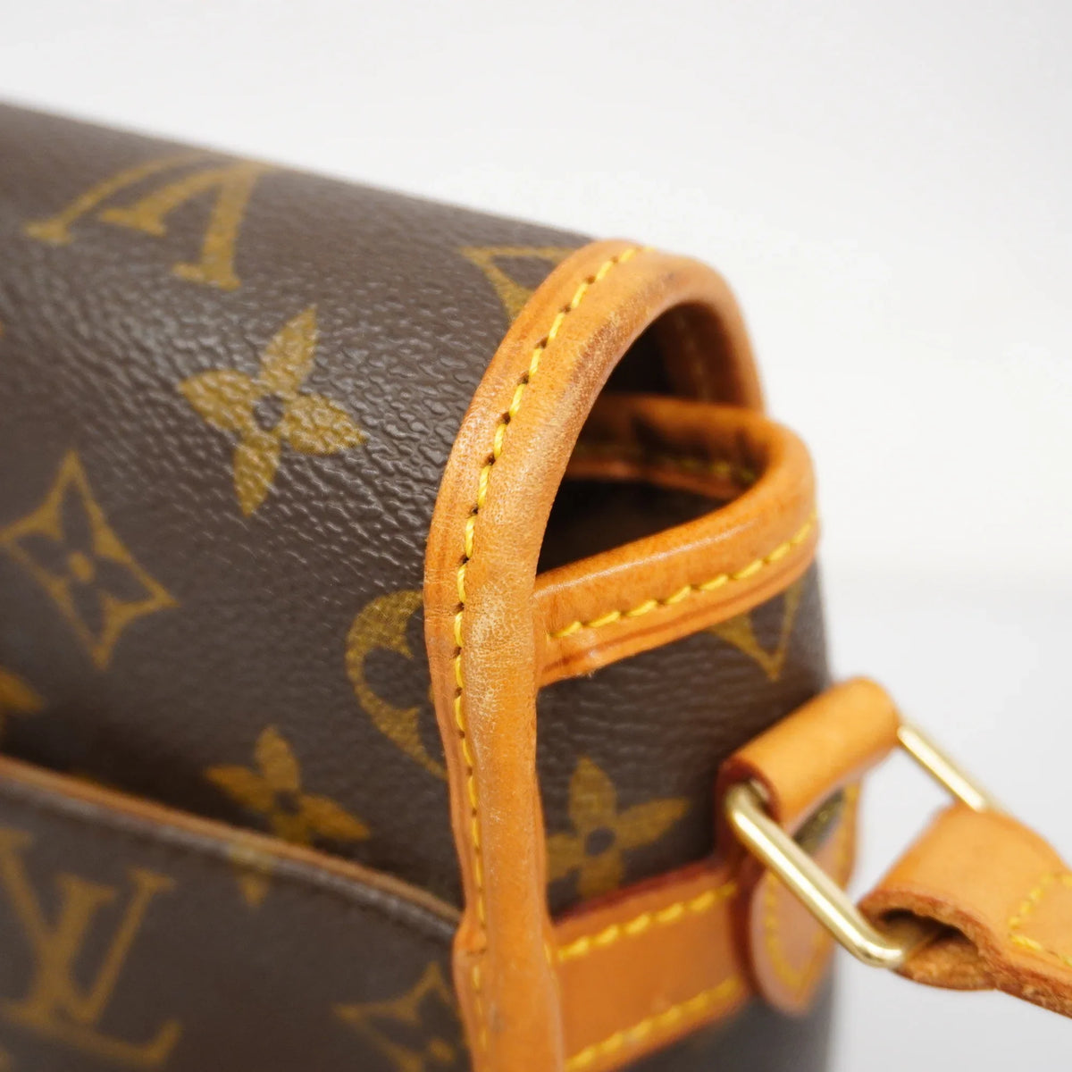Vuitton Auth Women's Monogram Shoulder Pre-Owned Louis Sologne Bag M42250 (Fair)