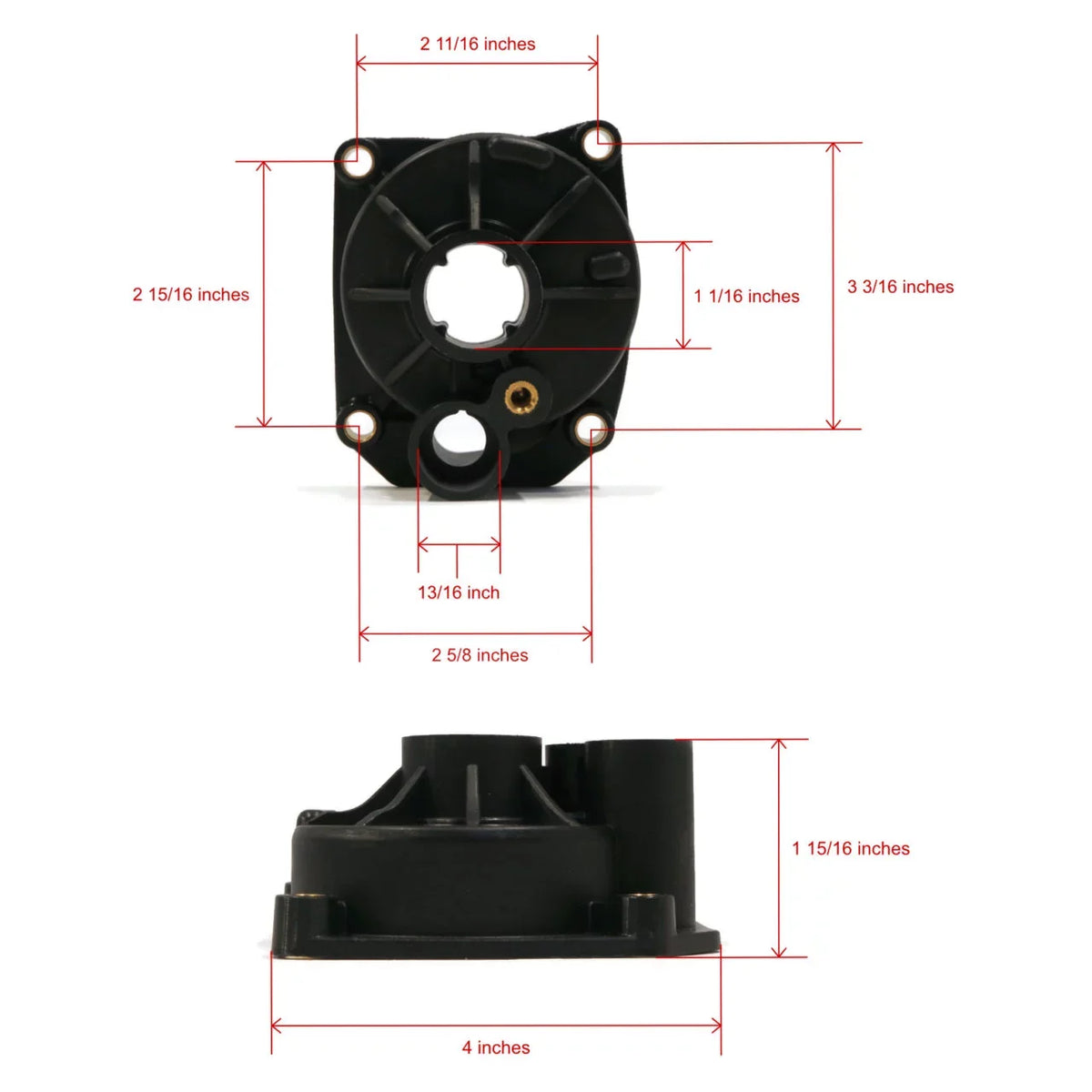 Pump Outboard, Transom 1987 ROP Kit Water E60TLCUC Shop The For HP Evinrude | 15" 60 Impeller