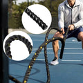 Skipping Mens/Womens Power Rope Body Total Battle Heavy NK Length, for Building Workout Rope Muscle 49.2ft Strength Improve Jump Ropes Workouts