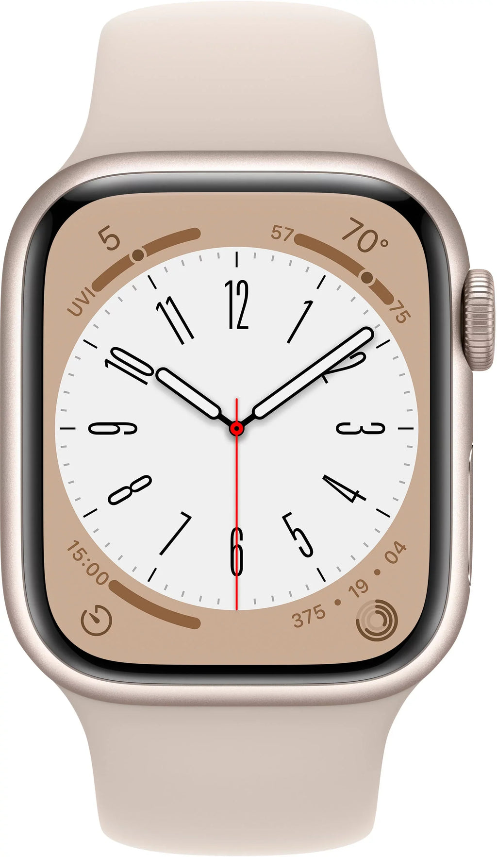 Starlight (Refurbished) 8 41mm Starlight Aluminum 8 Restored Watch Apple Series MNUF3LL/A Sport Gen Band