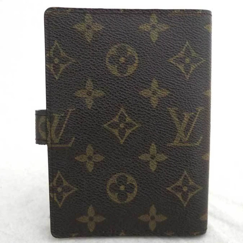 Monogram LOUIS Louis Notebook Agenda R20005 Cover Vuitton Unisex PM (Good) Pre-Owned VUITTON Canvas Brown