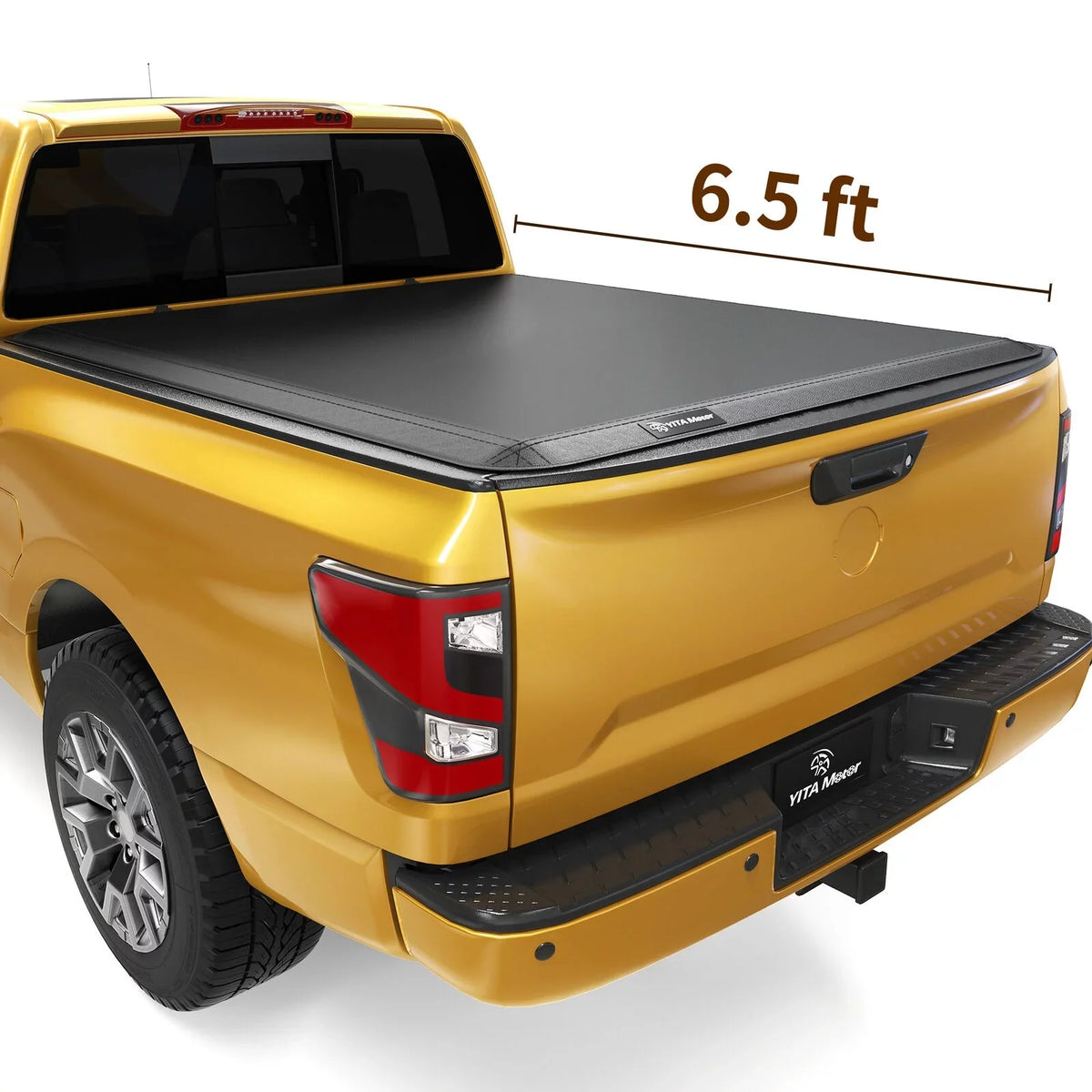 Tonneau 2004-2015 6.5 Bed Fold Ledkingdomus Quad Nissan Titan Soft for ft Cover Truck Bed Fleetside