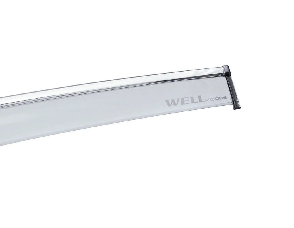 Trim 2020 Visors / Wind Side G05 Wellvisors Deflectors 2023 for X5 2021 Rain 2019 2024 3-847BM015 Guard BMW With Window 2022 Chrome