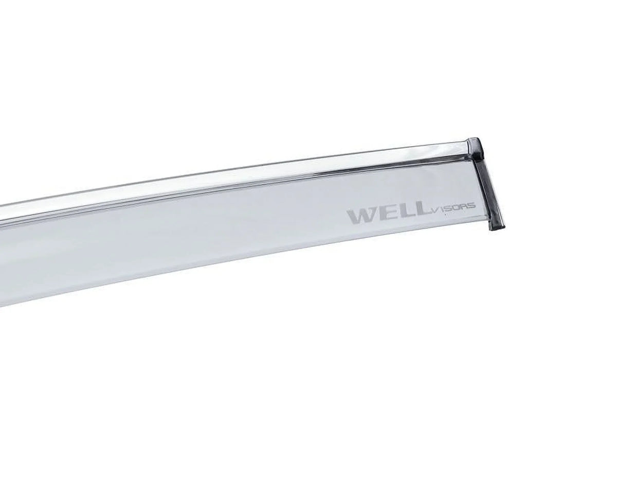 Trim 2020 Visors / Wind Side G05 Wellvisors Deflectors 2023 for X5 2021 Rain 2019 2024 3-847BM015 Guard BMW With Window 2022 Chrome