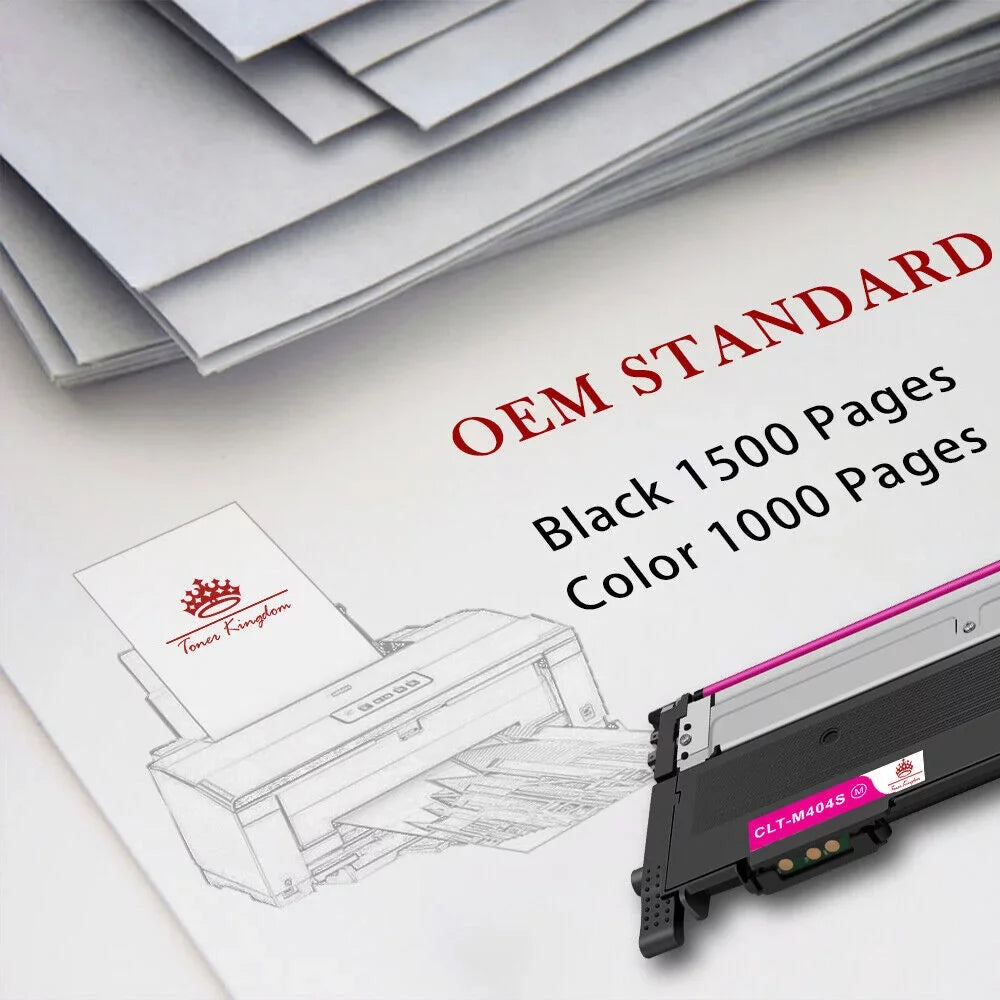 (4 CLT-K404S SL-C430W to CLT-Y404S Samsung Pack) SL-C480FN C430W CLT-K404S Tray Printer SL-C480FW use 404S CLT-M404S CLT CLT-C404S for C480FW with