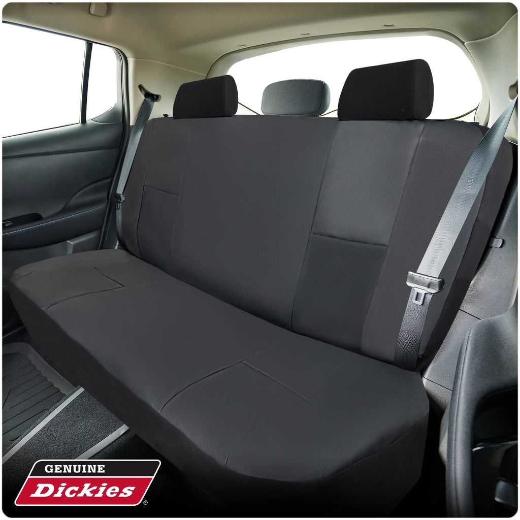 43645WDI 3-Piece Black Covers, Car Dickies Petersen Seat Leather Vegan Genuine