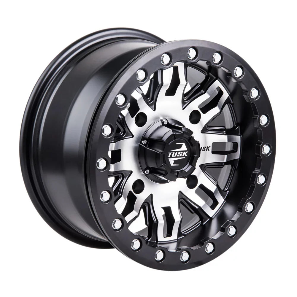 Teton Wolverine 2 3.0 2022 4.0 RMAX Sport 4/156 Beadlock YAMAHA Wheel 1000 14x7 For Tusk + Machined/Black
