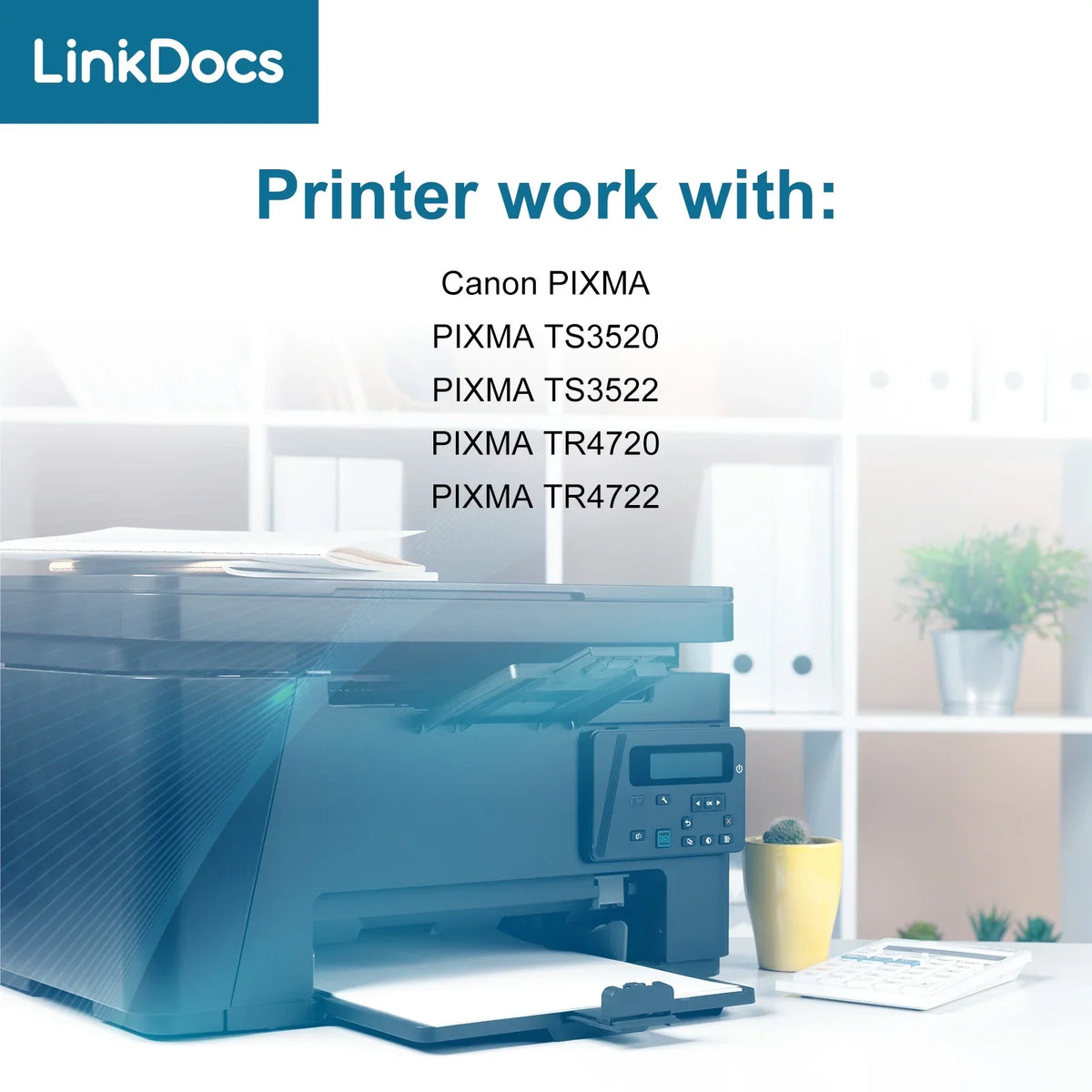 TS3500 Ink 275 Printer Black) TS3522 TR4720 275XL Canon Replacement Work PIXMA (2 Cartridges PG-275XL Ink TS3520 for Cartridge 275XL Canon TR4700 for