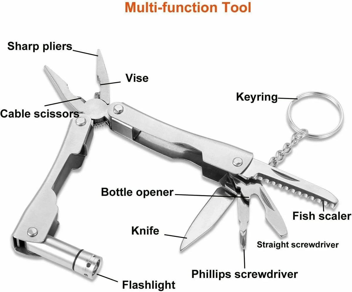 Survival Emergency Kit Gear Tools Outdoor Tactical Camping Camping Kit Military