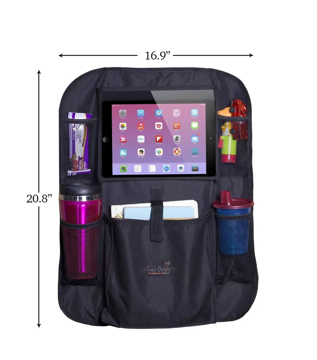 '- Touch Mom's Protector, Seat Car Tablets Organizer iOS Holder for Screen Besty - Auto Kids Tablet Android & Back Multipurpose Organizer Back as Use Seat Kick and Toddlers for Mat, Car