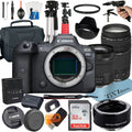 Camera 24-105mm 75-300mm EOS + Adapter STM Mirrorless Mount RF Accessory 32GB with + ZeeTech R6 Lens Canon + SanDisk +