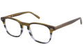 215 Men's L2832 Lacoste 50mm Brown/Blue Frame L/2832 Optical Eyeglasses Striped