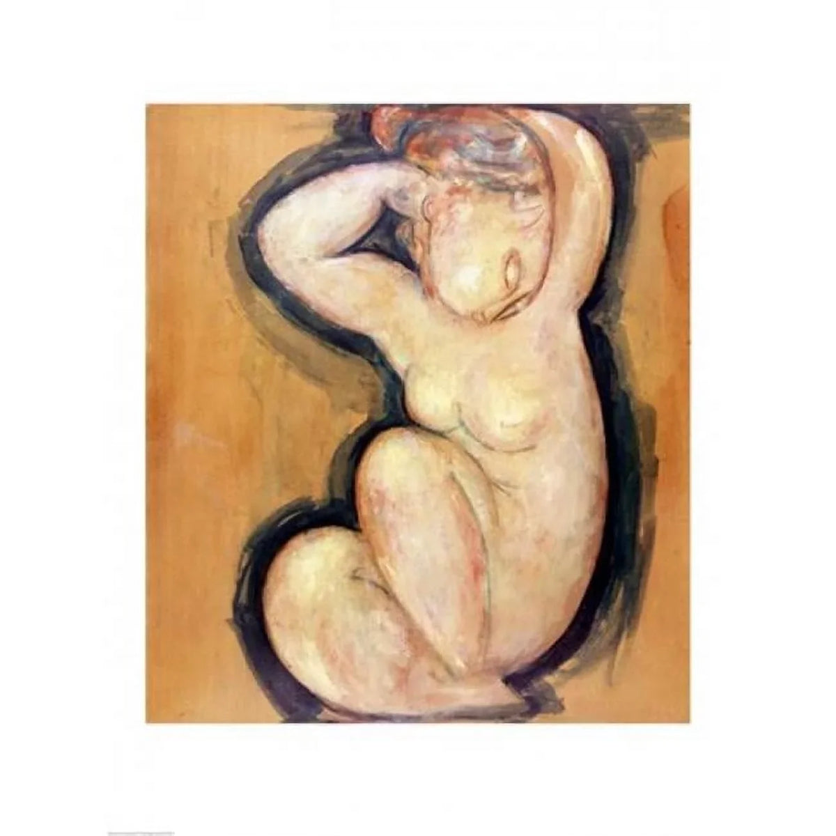 C.1913-14 Amedeo in. 18 24 Print Poster Caryatid by - x Modigliani
