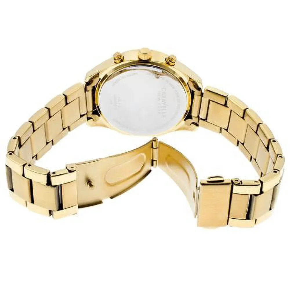 44L116 Display Watch Analog Women's Quartz New Yellow Japanese Caravelle York