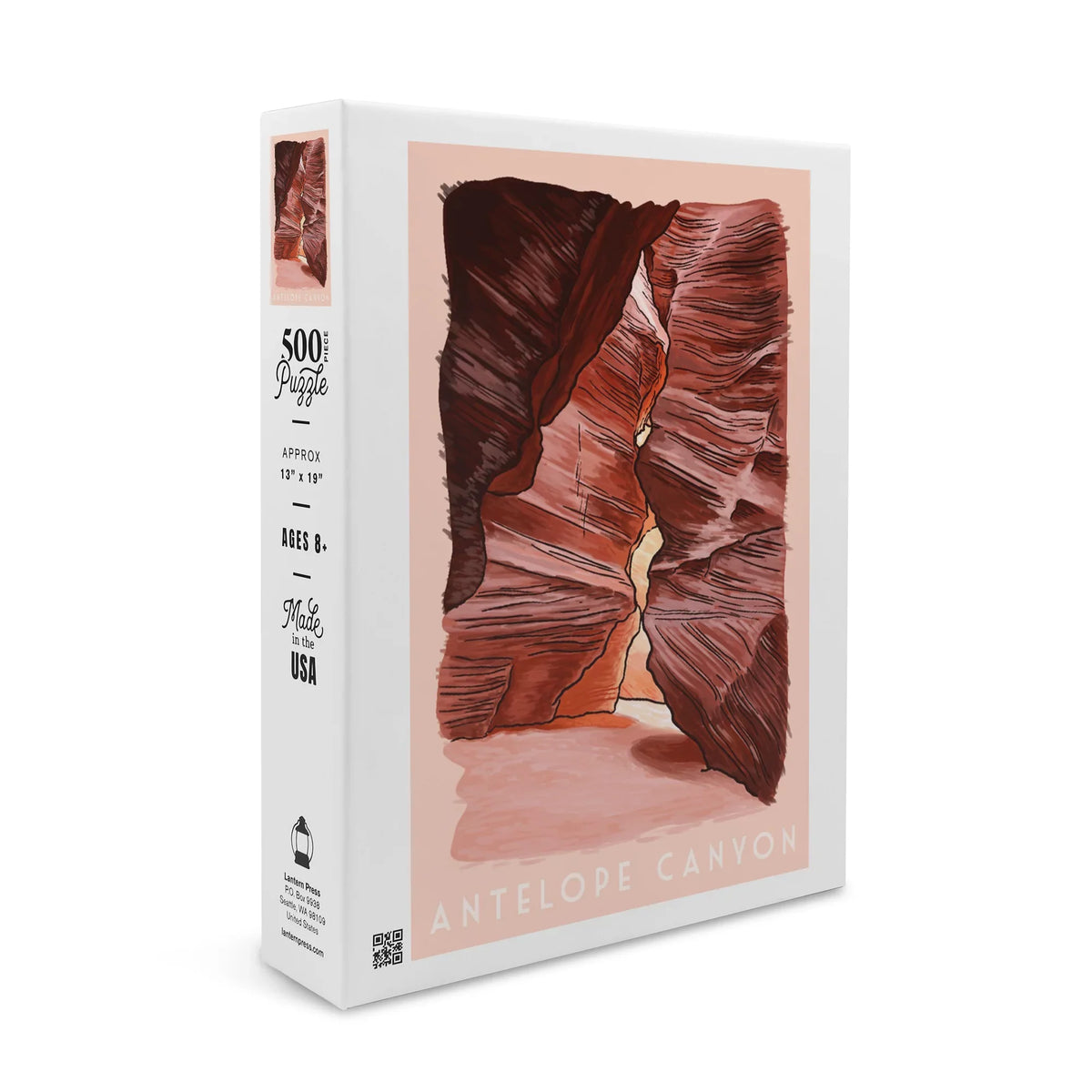 500 Made Jigsaw and Arizona, Adults (19x27 Antelope Premium Canyon Puzzle Piece in inches, Family, for USA)