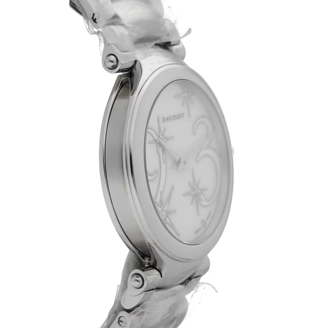 Stainless Quartz Watch Women's Davidoff 30mm of Steel Lady 21156 Pearl Mother