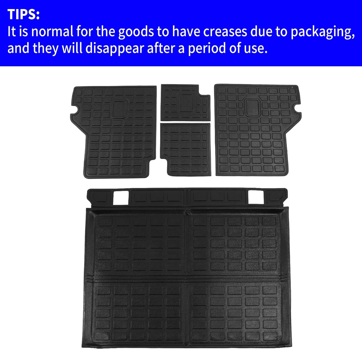 Mat Toyota Cover Cargo Cargo 4Runner Fit Without Seat Back + Sliding 2022 (Trunk 4 Protector 2010-2023 Mat Toyota Runner Backrest Mat Liner Accessories Tray) Trunk Mats,Fit