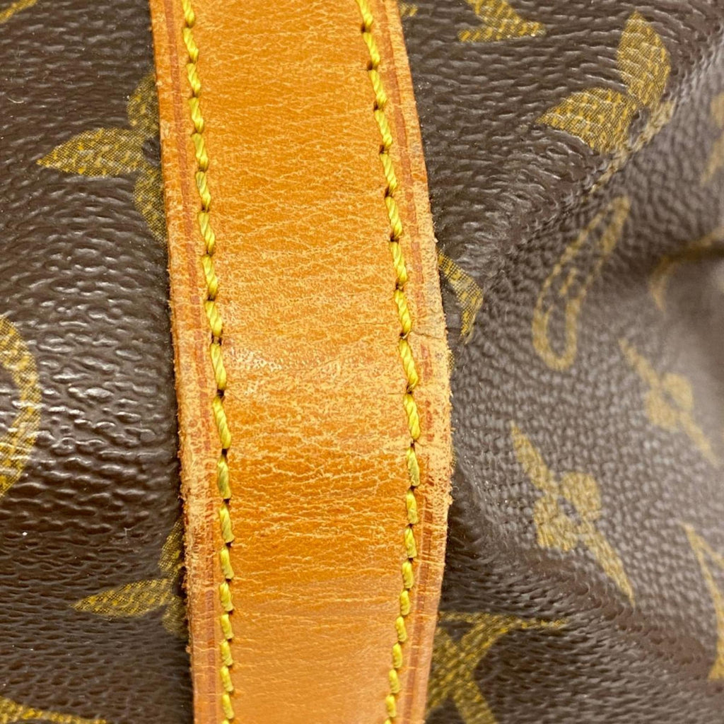 Men's Monogram Saxe Women's Boston Louis Vuitton 35 Bag M41626 Souple (Good) Brown Pre-Owned
