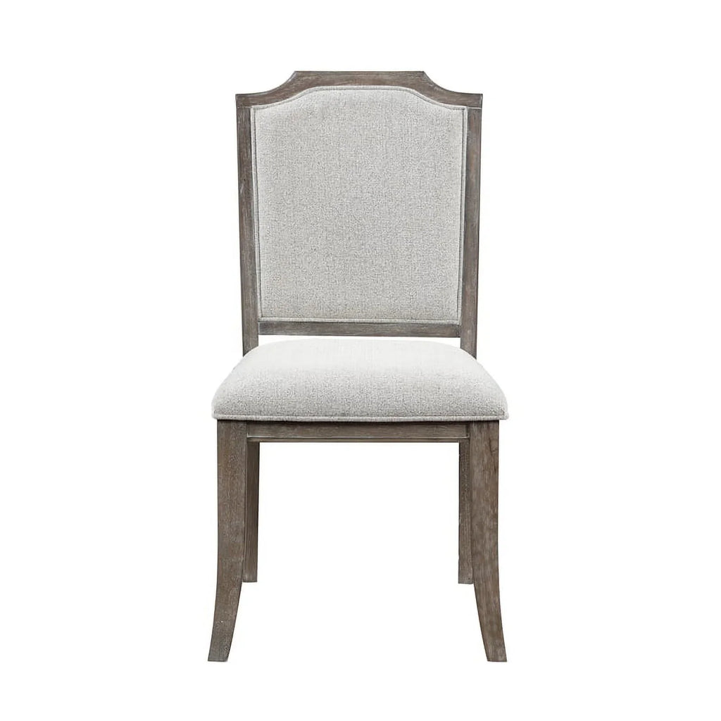2) Brown Chair Upholstery Side Lexicon Garner Wood (Set Gray Room of Dining in