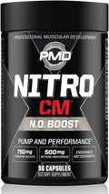Muscle - Growth - Exercise, Training, Agmatine Boost L Hardcore for Workout cm Pre-Workout Pre Capsules) Oxide Nitro and - - Supplement PMD with Endurance Sports with Nitric (90 Bodybuilding Arginine