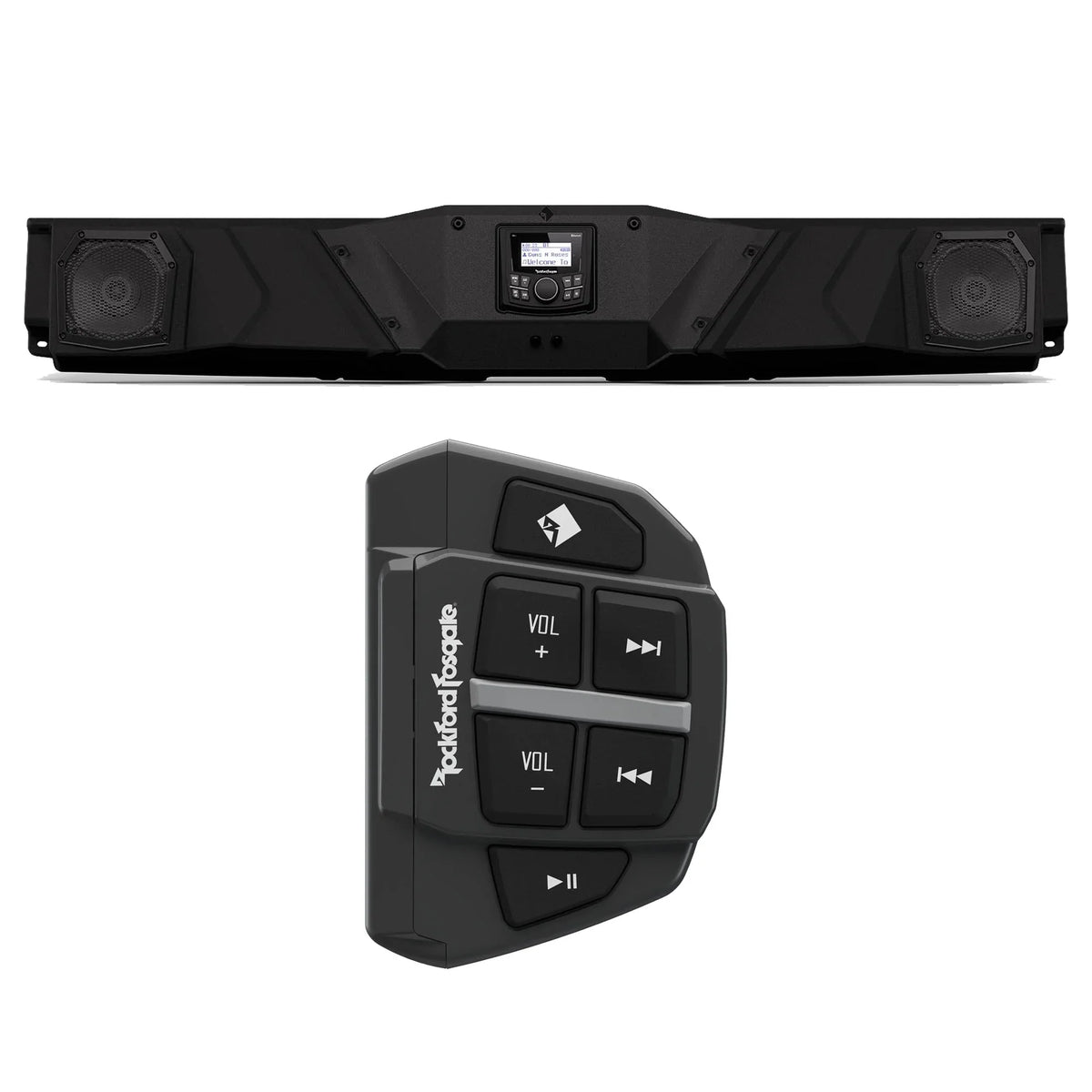 Defender Roof & Compatible Controller with Models PMX-BTUR Can-Am 2017+ Rockford DEFEND17-STG1 Audio Universal System Fosgate Remote Fosgate Rockford Select Bluetooth