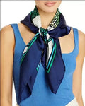Echo Dots Dots Scarf Square on Silk