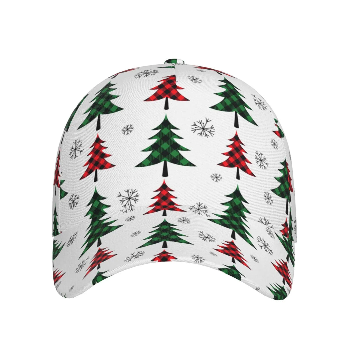 Baseball and Plaid Cap Outdoor All Workouts Seasons Adjustable Christmas Dad Activities Running Hat(Buffalo for Size Balery Trees)