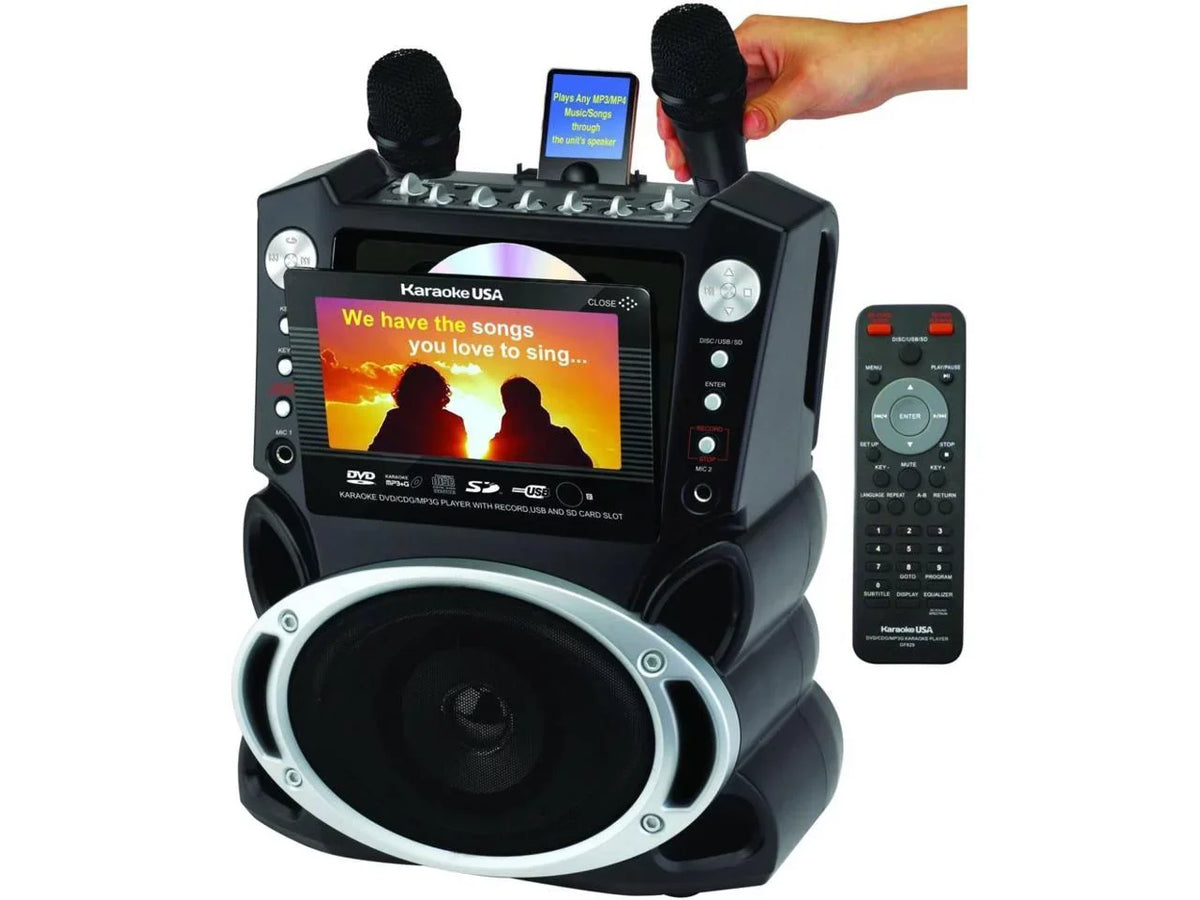 7" Emerson DVD /CD+G/ with System Portable LCD MP3+G Karaoke