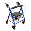 Karman 6" Junior R-4100N-BL Casters Healthcare Blue, Low with Seat, Aluminum Rollator