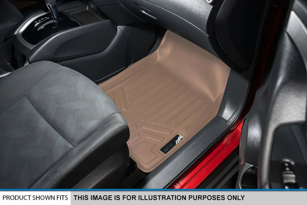 2008-2020 Front 1st Row Smartliner Grand Liner Caravan Mat for Floor Tan Dodge