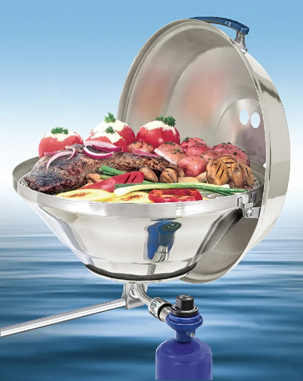 Gas Magma Marine Stainless Grill Kettle Steel