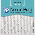 Exact in. 1 MERV 15x15x1ExactCustomM14-6 x 6 - Nordic 15 Filters, Pure AC of 14 15 x Pack Furnace