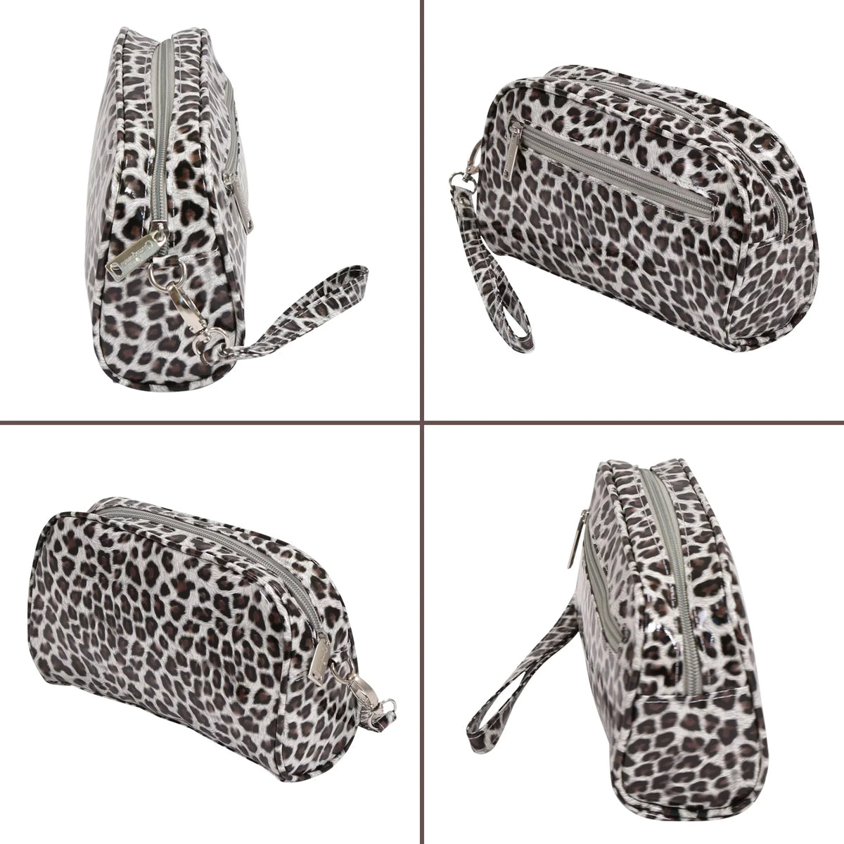 Wristlet, with Gift Cosmetics Picnic Removable Bags Margarita-Insulated Pink 7666-PK Reptilian