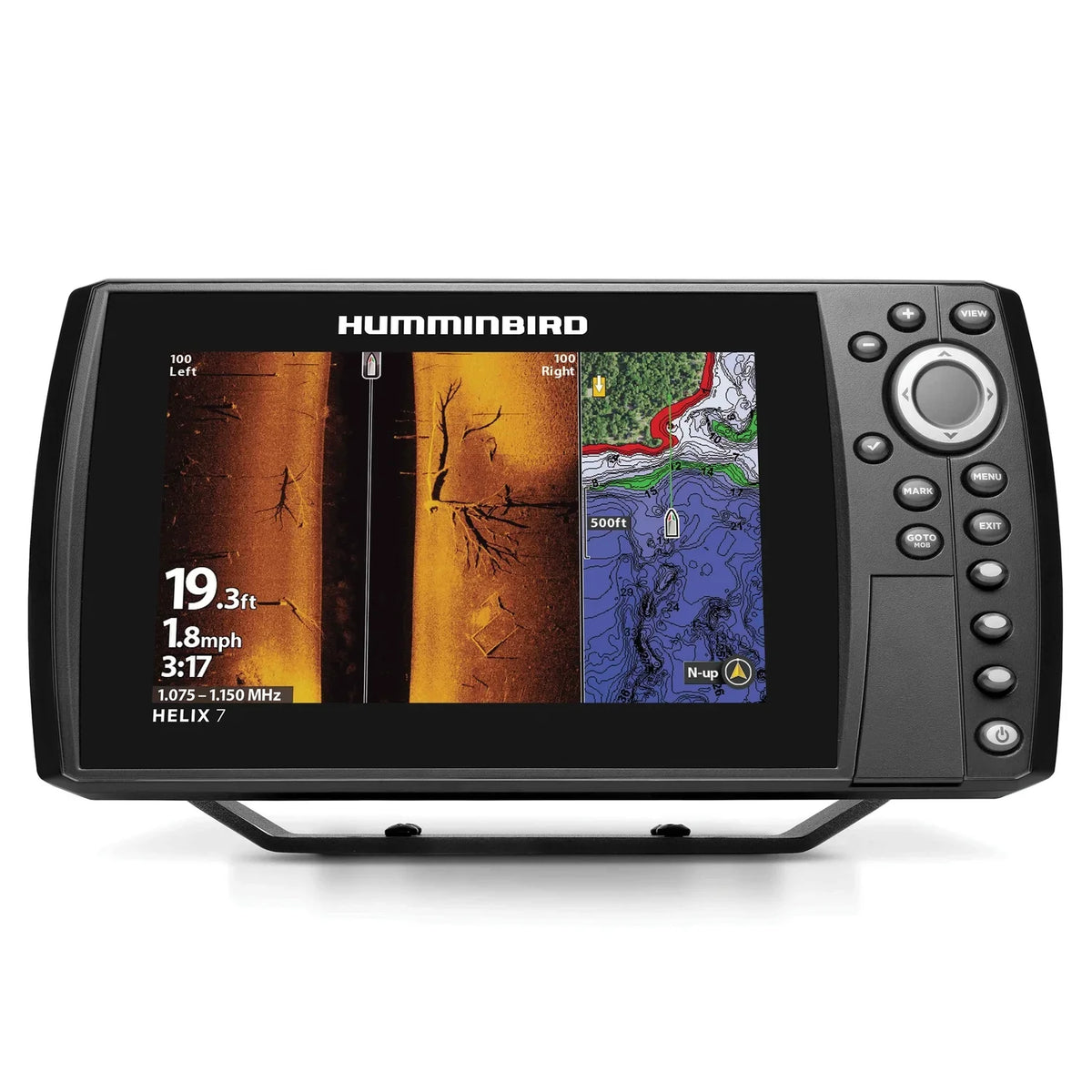 GPS MSI G4N Ethernet Mega with Humminbird CHIRP Side Helix Networkable Imaging Fishfinder and GPS 7