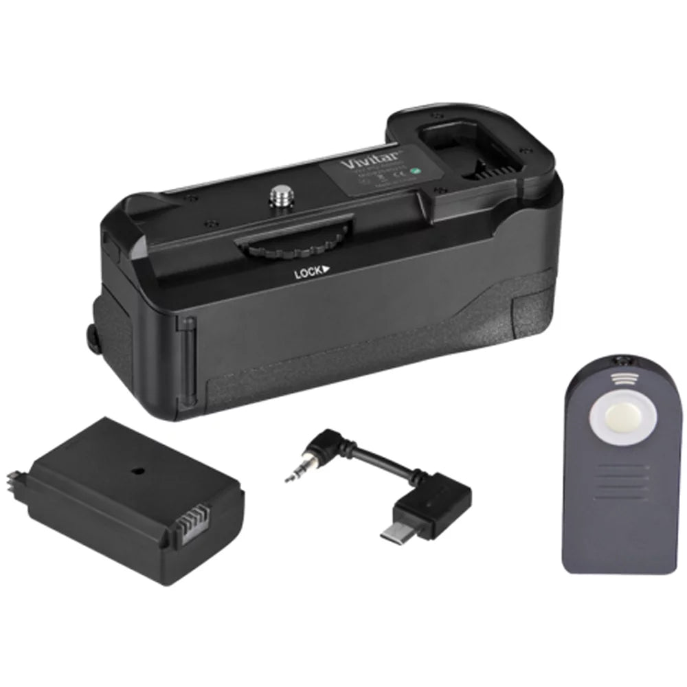 Power Deluxe Wireless A6500 Grip + Battery Sony Remote Vivitar A6300 with for Camera Alpha