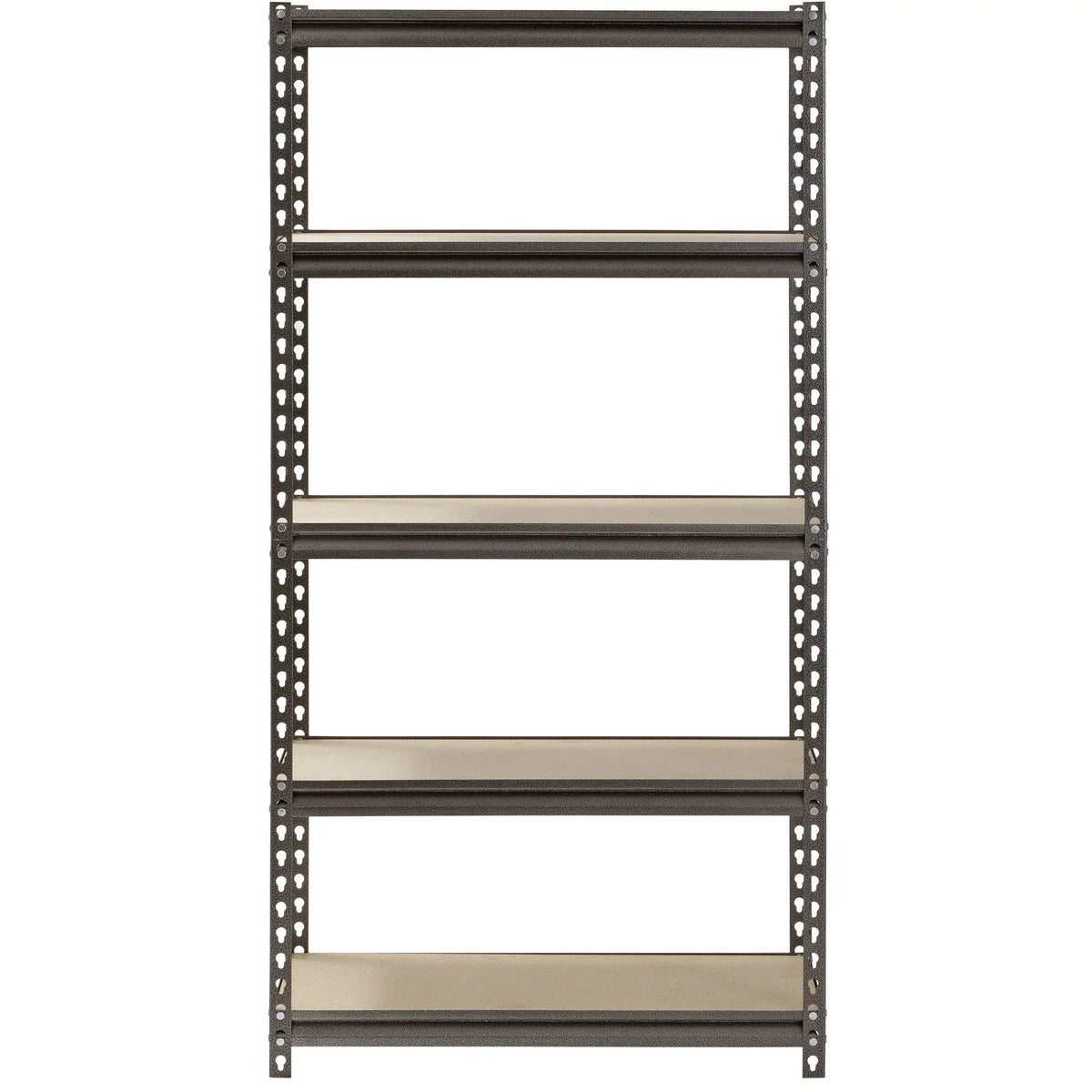Rack 5-Shelf Shelves, per x 60"H Shelf; Capacity Muscle Silver 500 30"W x lbs. Freestanding 12"D Steel