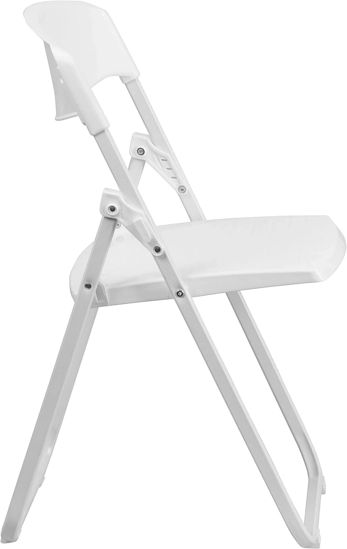 White Folding Duty With Capacity Ganging Lb. 500 Series Heavy Chair Brackets Plastic Built-In HERCULES