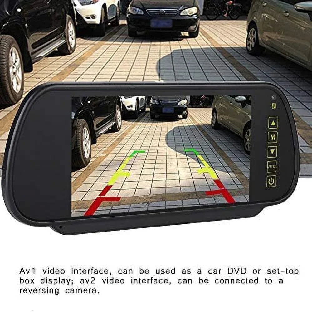 Bileeko 7 Inch Screen LCD View Rear for Vehicle Car Mirror Monitor Parking